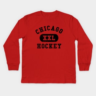 Chicago Hockey Kids Long Sleeve T-Shirt